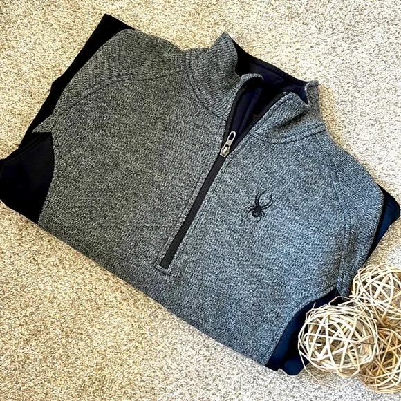 Spyder Jacket Men 3/4 Zip - Picture 1 of 11